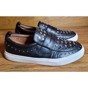 Report Albie Studded Vegan Leather Slip On Sneakers